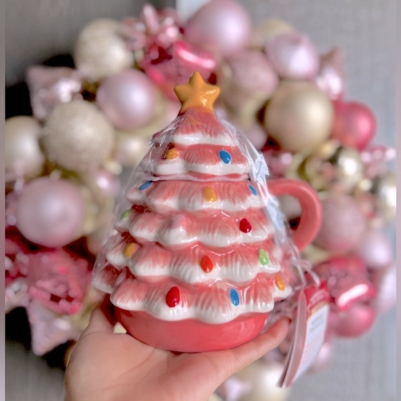 ✨NEW💖Mr Christmas Pink Christmas Tree Holiday Mug🎄 - Picture 9 of 9